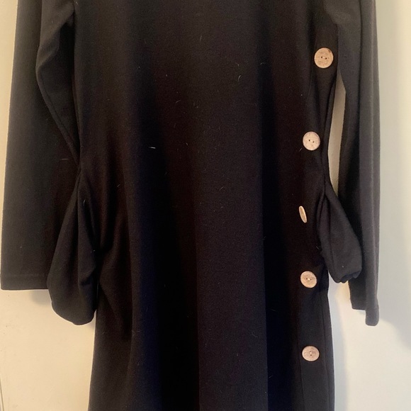 NWOT Long sleeve sweater dress with pockets size small, loose fit with a flare - Picture 3 of 4